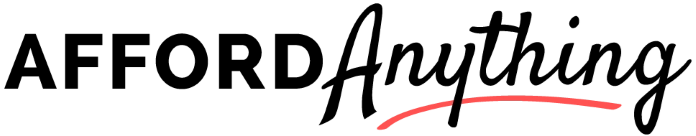 Afford Anything podcast logo